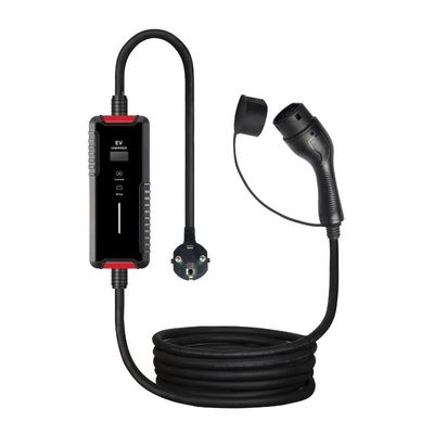 شارژر شمع شارژ خودروهای الکتریکی قابل حمل 16A مدل 2 شارژر ماشین الکتریکی هوشمند AC IEC 62196