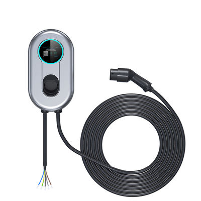 شارژر EV Type2 IEC62196 Plug With App نسخه Wallbox Charging Station با صفحه نمایش LCD