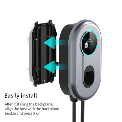 11.04KW 3 فاز نوع 2 شارژر EV Wallbox ایستگاه شارژ سریع و راحت خودروی الکتریکی