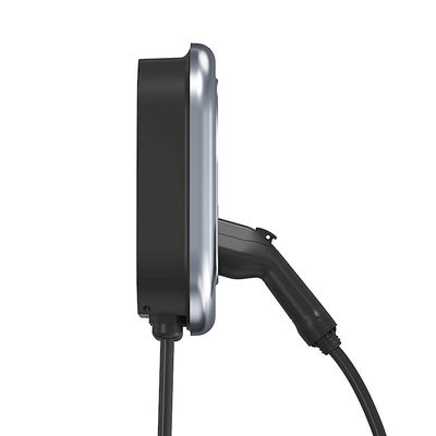 شارژر EV نوع 1 40A ایستگاه شارژ 9.6KW Wallbox Level2 شارژر خودرو الکتریکی با صفحه نمایش LCD