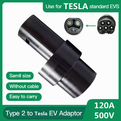 مبدل آداپتور 22 کیلووات نوع 2 به آداپتور شارژ تسلا EV DC 500 ولت