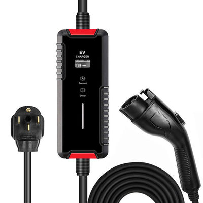 شارژر ماشین برقی قابل حمل AC 16A 3.5 کیلوواتی نوع 2 ایستگاه شارژ EV برای خودروهای الکتریکی