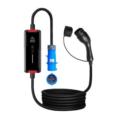 7 کیلو وات شارژر خودروی برقی نوع 2 شمع شارژ خودروی انرژی جدید AC قابل تنظیم مصرف خانگی