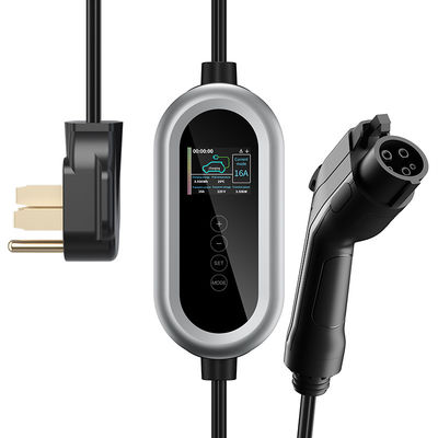 ایستگاه شارژ سریع 32A قابل حمل EV Charger Car Electric Car SAE J1772 Type 1