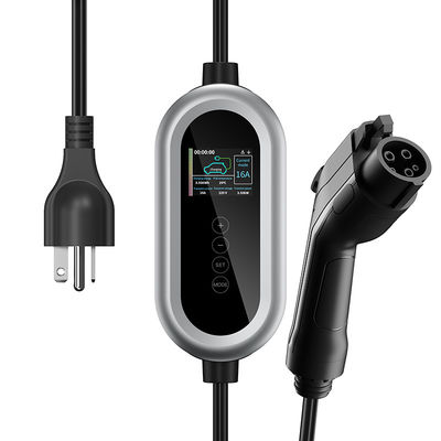 ایستگاه شارژ سریع 32A قابل حمل EV Charger Car Electric Car SAE J1772 Type 1