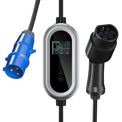5M استاندارد اروپایی AC EV Charger 32A Electric Vehicle Fast Charging Pile Home با استفاده از