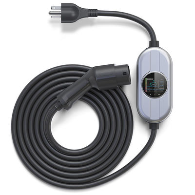 16A Type1 شارژ موبایل Staion AC Charging Pile SAE J1772 با LCD