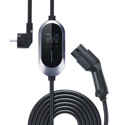 شارژر AC 32A داخلی/خارجی خانگی، ایستگاه شارژ خودروی الکتریکی سازگار با خودروهای برقی نوع 2