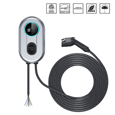 نوع 1 Wallbox Electric Vehicle Charging Station 8-40A قابل تنظیم، شارژر AC EV 9.6kw