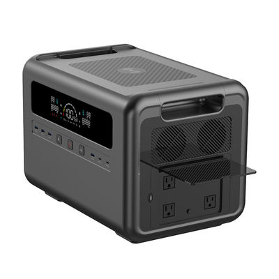 منبع تغذیه نیروگاه قابل حمل قابل شارژ 2400W 2304Wh