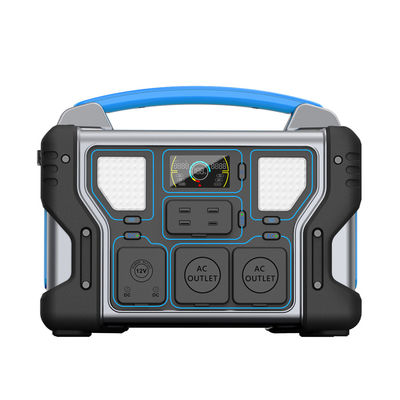 آبی 1000W کمپینگ 1000W Lifepo4 نیروگاه قابل حمل ژنراتور آب و هوا 1008Wh برقی