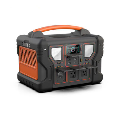 صفحه نمایش LCD 1008Wh نیروگاه قابل حمل ژنراتور خورشیدی در فضای باز باتری پشتیبان LiFePO4