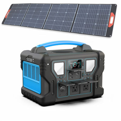 نمایشگر LCD 300W/500W/700W/1000W نیروگاه قابل حمل با پانل خورشیدی بازسازی ضد آب