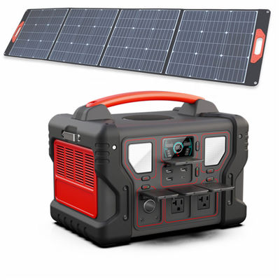 300W/500W/700W/1000W باتری قابل حمل شارژر بانک ایستگاه شارژر AC خورشیدی لیتیوم 10% ~ 90% رطوبت عملیات
