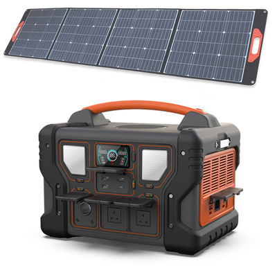 منبع تغذیه پشتیبان باتری لیتیوم یونی UL 999Wh نیروگاه قابل حمل 1000W با پنل خورشیدی
