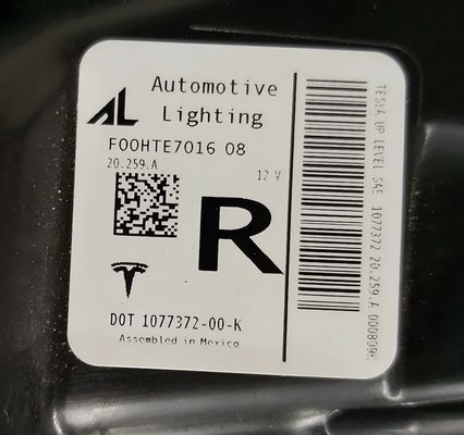 روشنایی 12 ولت 1077372-00-K چراغ جلو راست برای Tesla Model 3 Model Y 2017-2020